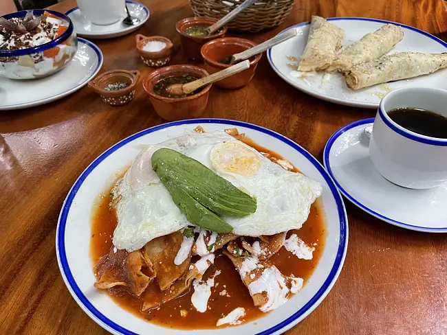 Restaurant La Cueva del Chango - Chilaquiles