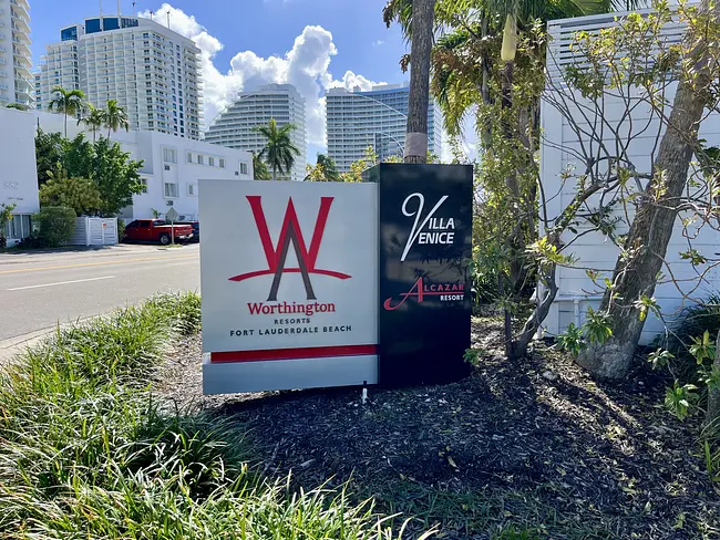 Two Gay Expats - Fort Lauderdale, FL, USA - Worthington Resorts - Sign