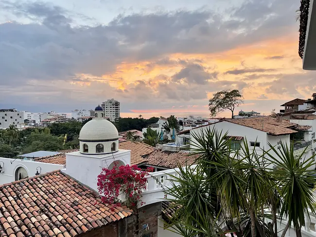 Sunset from the Balcony