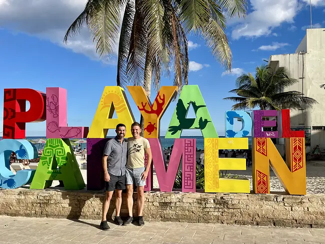 Colorful PDC Sign by Parque Los Fundadores