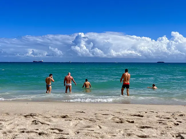 Two Gay Expats - Fort Lauderdale, FL, USA - Sebastian Gay Beach - Boys Boys Boys