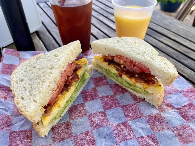 Two Gay Expats - Fort Lauderdale, FL, USA - Archibalds Village Bakery - Breakfast Sandwich