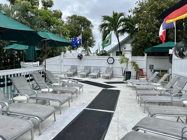 Two Gay Expats - Key West, FL - Gay Hotel - Island House Resort - Clothing Optional Sun Deck