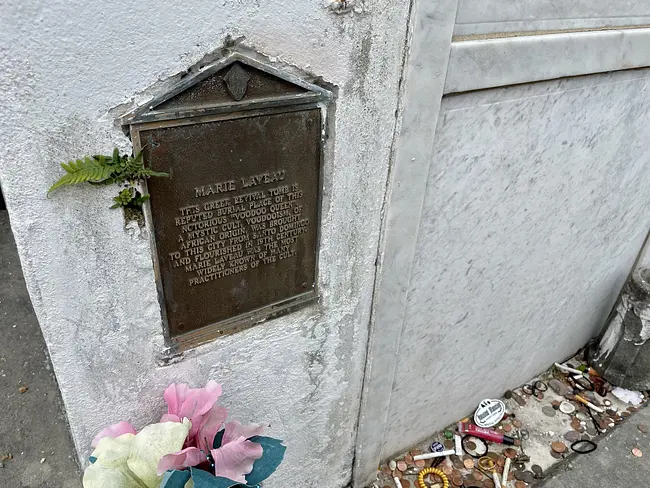 Two Gay Expats - New Orleans, Louisiana, United States - Saint Louis Cemetery Number One - Marie Laveau Grave