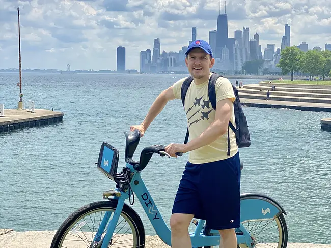 Cycling Lakefront Trail