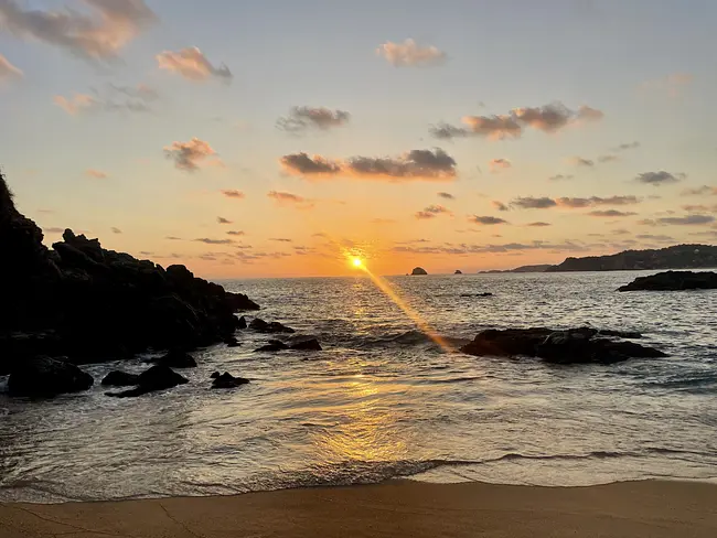 Sunset at Playa del Amor