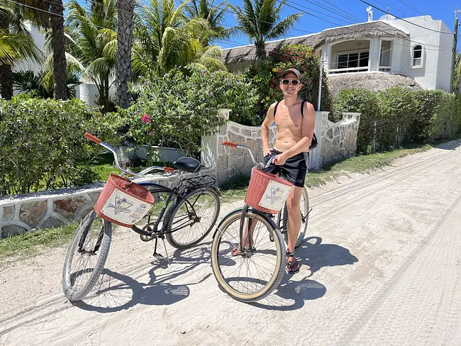 Two Gay Expats Holbox Mexico Bike Rental