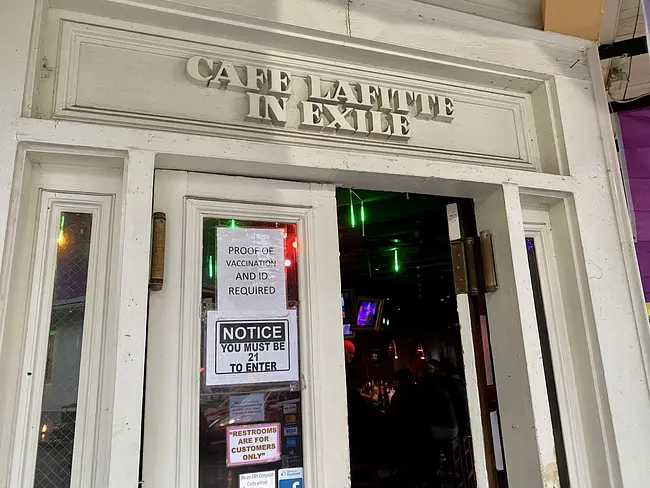 Two Gay Expats - New Orleans, Louisiana, United States - Cafe Lafitte In Exile - Gay Bar - Bourbon Street - French Quarter