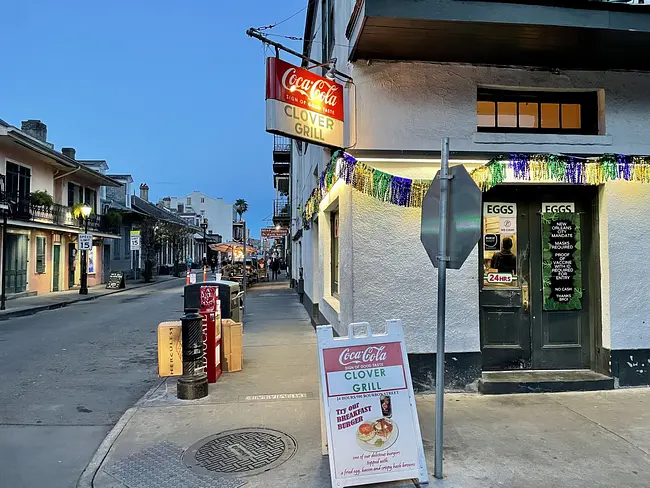 Two Gay Expats - New Orleans, Louisiana, United States - French Quarter - Clover Grill