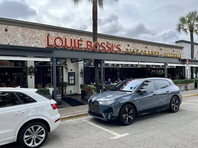 Two Gay Expats - Fort Lauderdale, FL, USA - Las Olas Boulevard - Louie Bossi's Restaurant Bar Pizzeria - Entrance