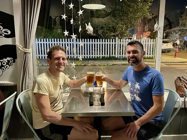 Two Gay Expats - Key West, FL - Thirsty Mermaid Restaurant - Dinner