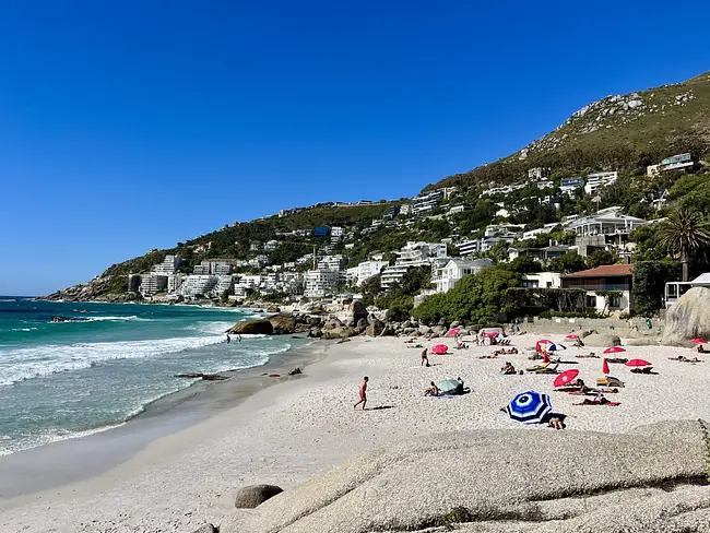 Two Gay Expats - Cape Town, South Africa - Gay Cape Town - Clifton 3rd Gay Beach - Loungers