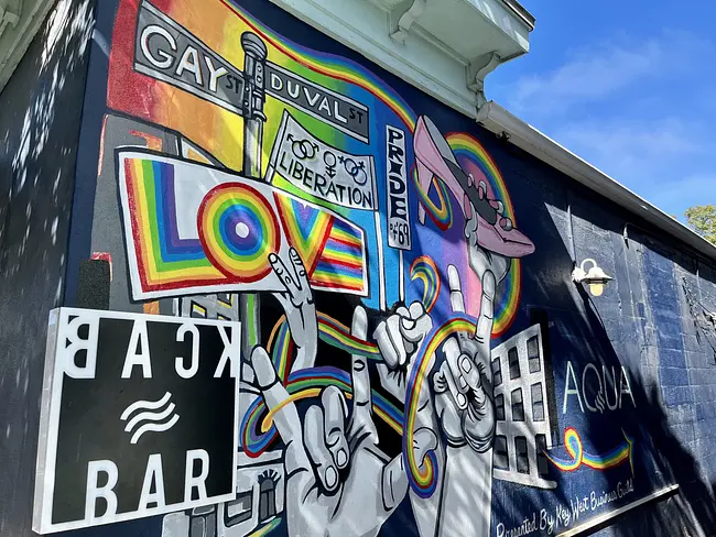 Two Gay Expats - Key West, FL - Gay Duval Street - Sign