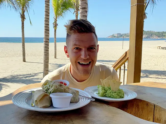 Lunch, Cañabrava - Playa Zicatela