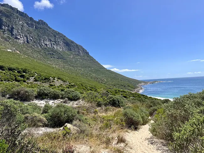 Two Gay Expats - Gay Nude Beaches - Cape Town, South Africa - Sandy Bay - Trail