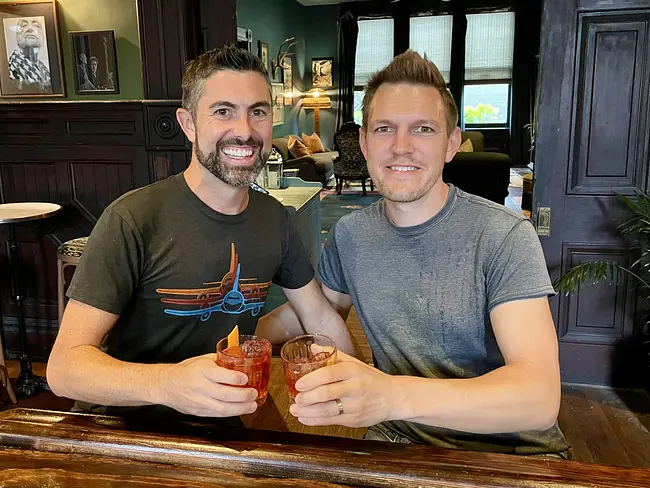 Two Gay Expats - New Orleans, Louisiana, United States - The Chloe Bar - Happy Hour - Andy And Trai
