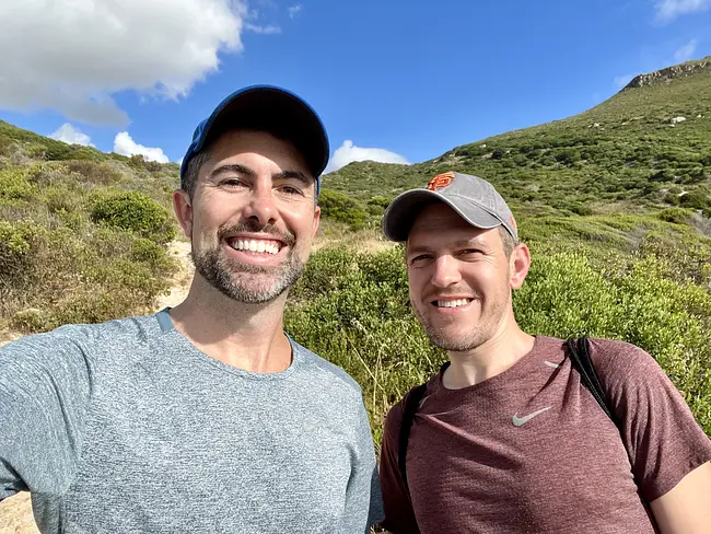 Two Gay Expats - Gay Nude Beaches - Cape Town, South Africa - Sandy Bay - Trail Hike Up