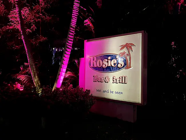 Two Gay Expats - Fort Lauderdale, FL, USA - Wilton Manors - Rosie's Bar & Grill - Sign