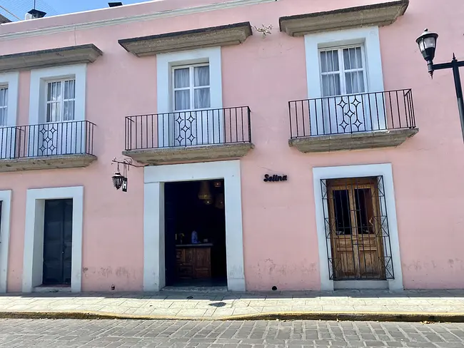 Selina Oaxaca's Pink Exterior in Centro