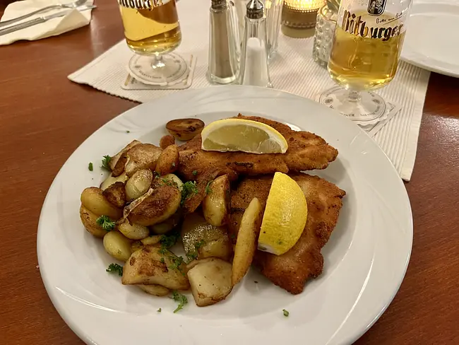 Best Schnitzel in Frankfurt!