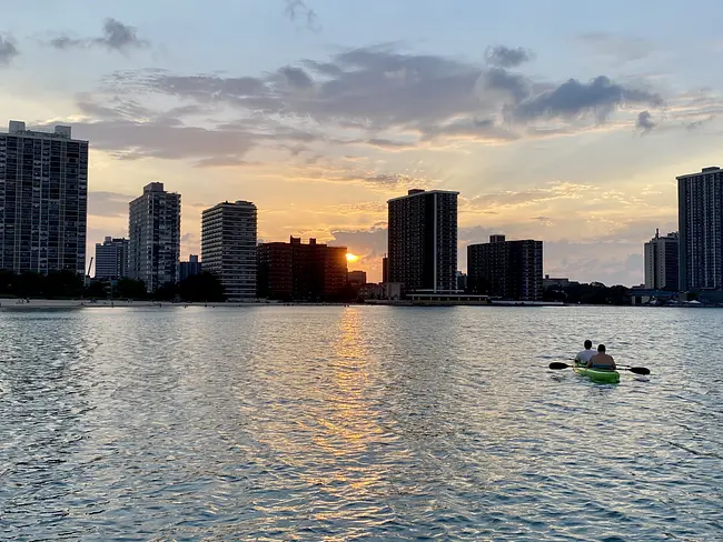 Sunset at Hollywood Gay Beach