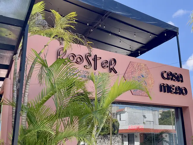 Two Gay Expats - Cancun, Quintana Roo, Mexico - Rooster Breakfast - Restaurant Exterior