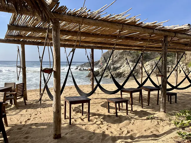 Hammocks at El Alquimista