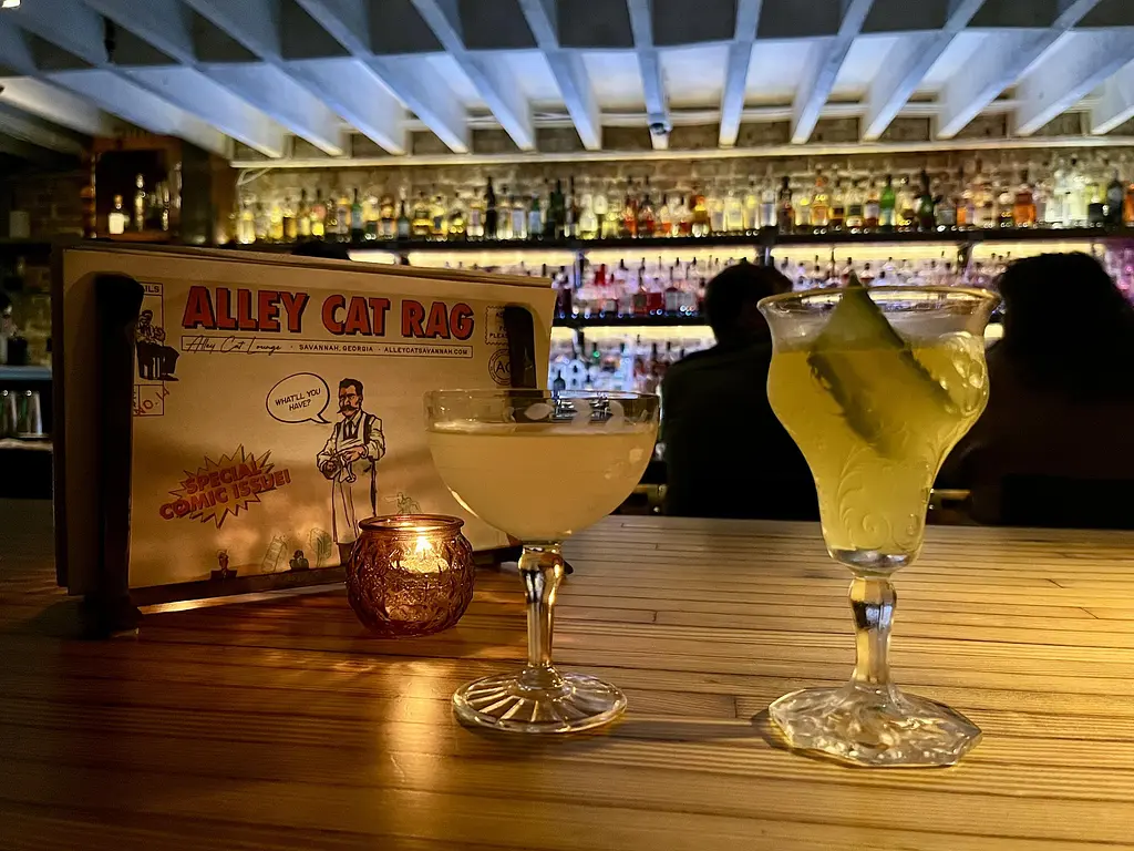 Signature Cocktails at Alley Cat Lounge