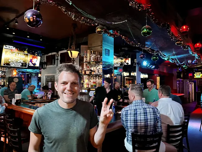 Two Gay Expats - Key West, FL - Boubon Street Pub - Andy