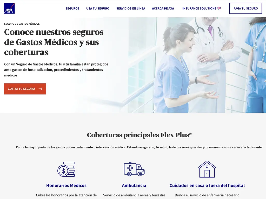 AXA Mexico Flex Plus Private Medical Insurance