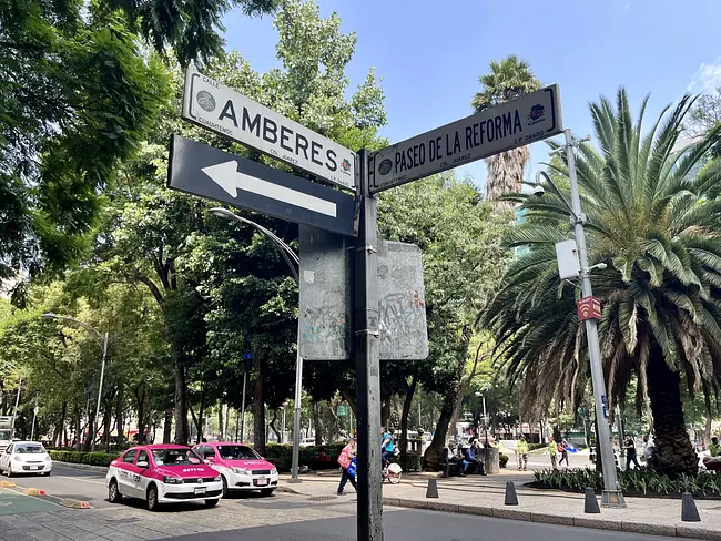 Zona Rosa (Amberes y Paseo de la Reforma)