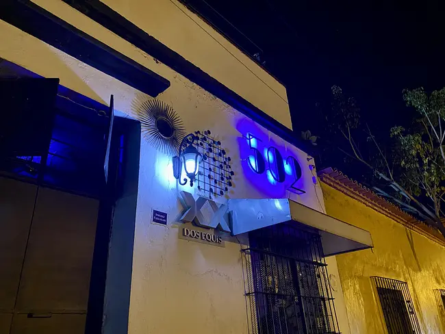 Entrance to Gay Club 502