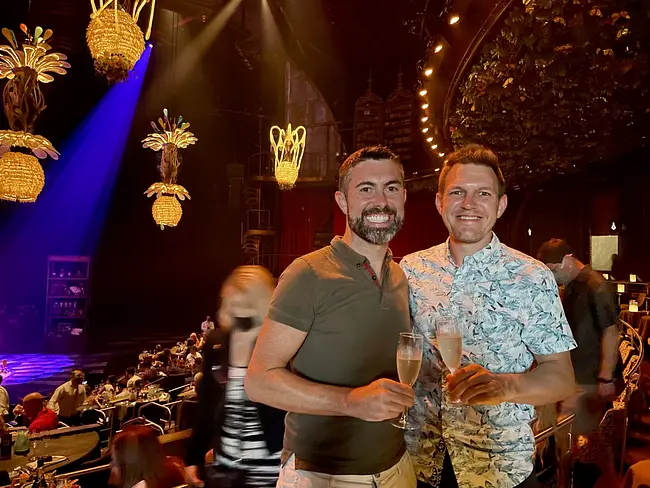 Two Gay Expats - Playa Del Carmen, Quintana Roo, Mexico - Cirque Du Soleil Joya Theater - Trai & Andy