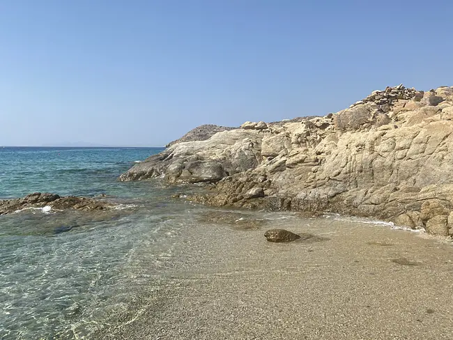 Two Gay Expats - Mykonos, Greece - Elia Beach - Clear Water