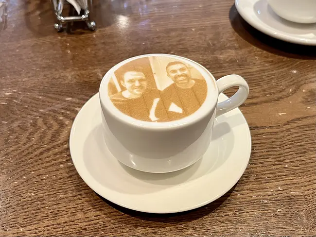 Our Picture on a Coffee