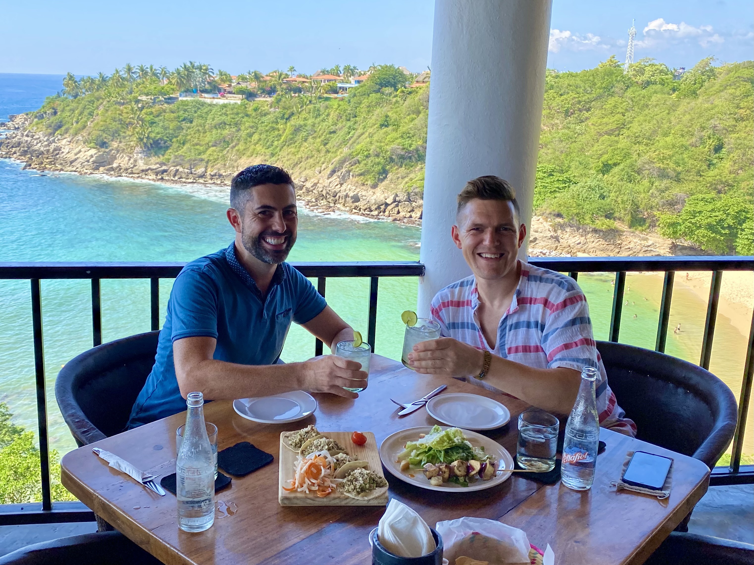 Two Gay Expats - Puerto Escondido - Playa Carrizalillo - Espadin Lunch