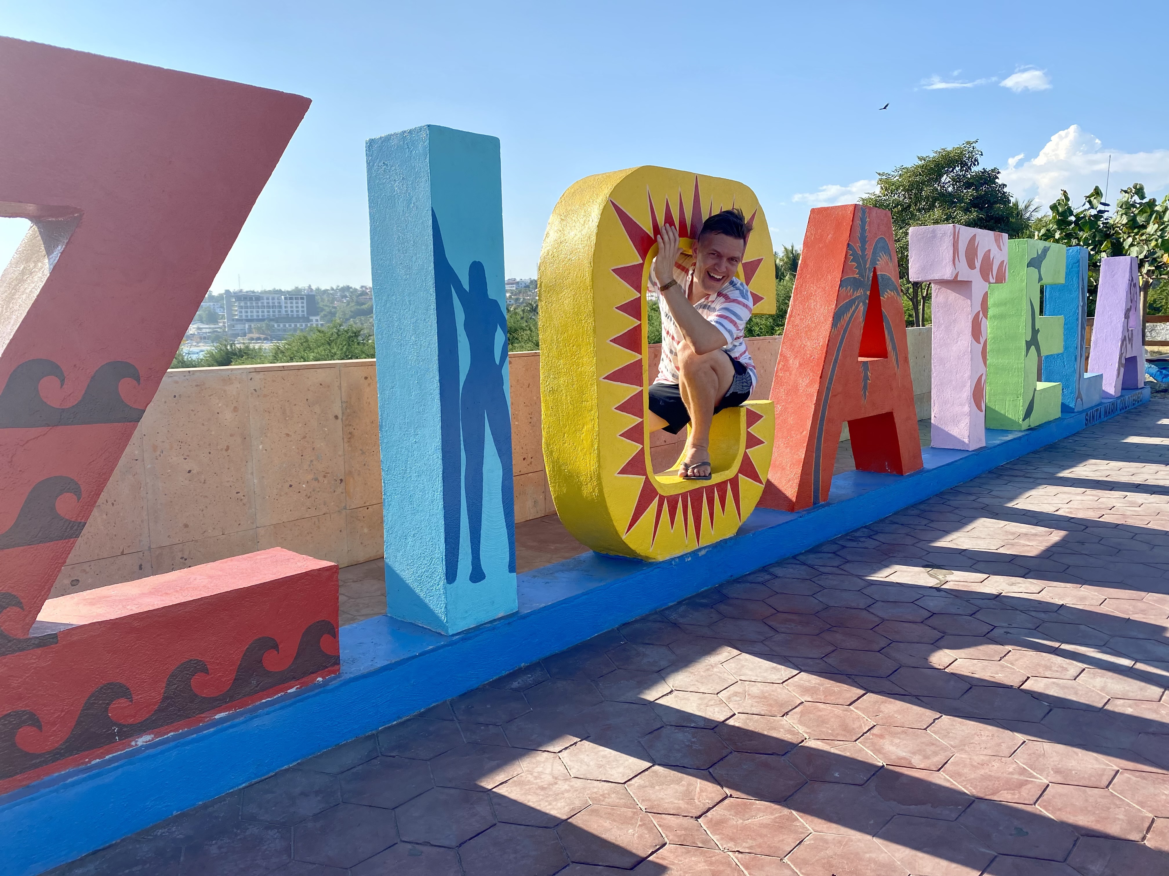 Two Gay Expats - Puerto Escondido - Playa Zicatela - Colorful Sign