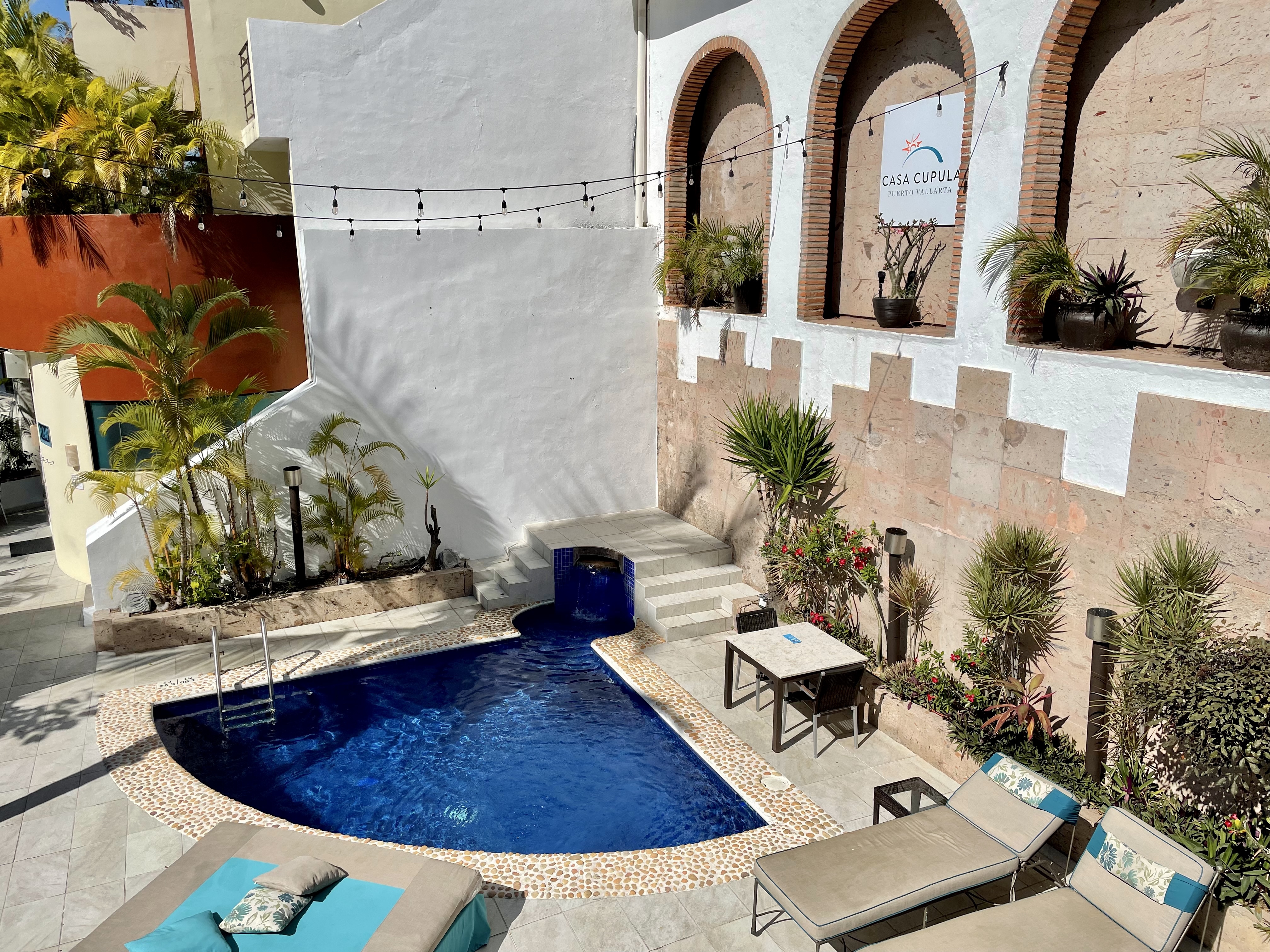 Two Gay Expats - Puerto Vallarta - Casa Cupula - Hotel Pool