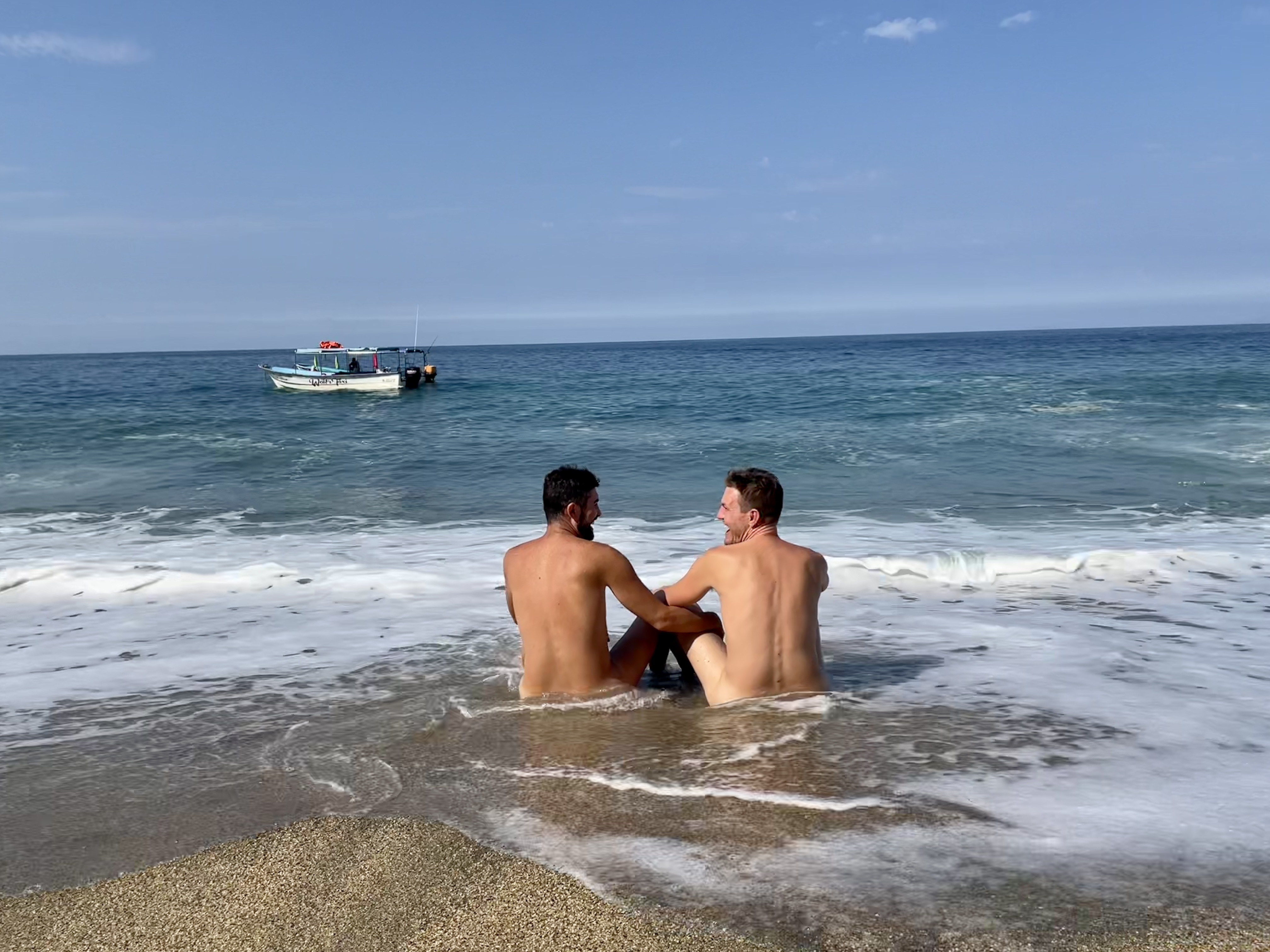 Two Gay Expats - Puerto Vallarta - Jets Naked Boat Tour Beach